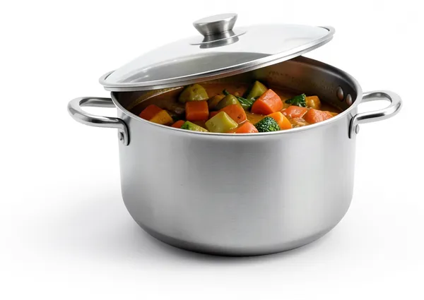 A pot of spiced vegetable curry.