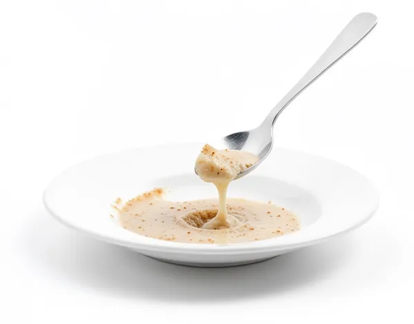 A spoon scraping up the last of a dish, someone going back for more.